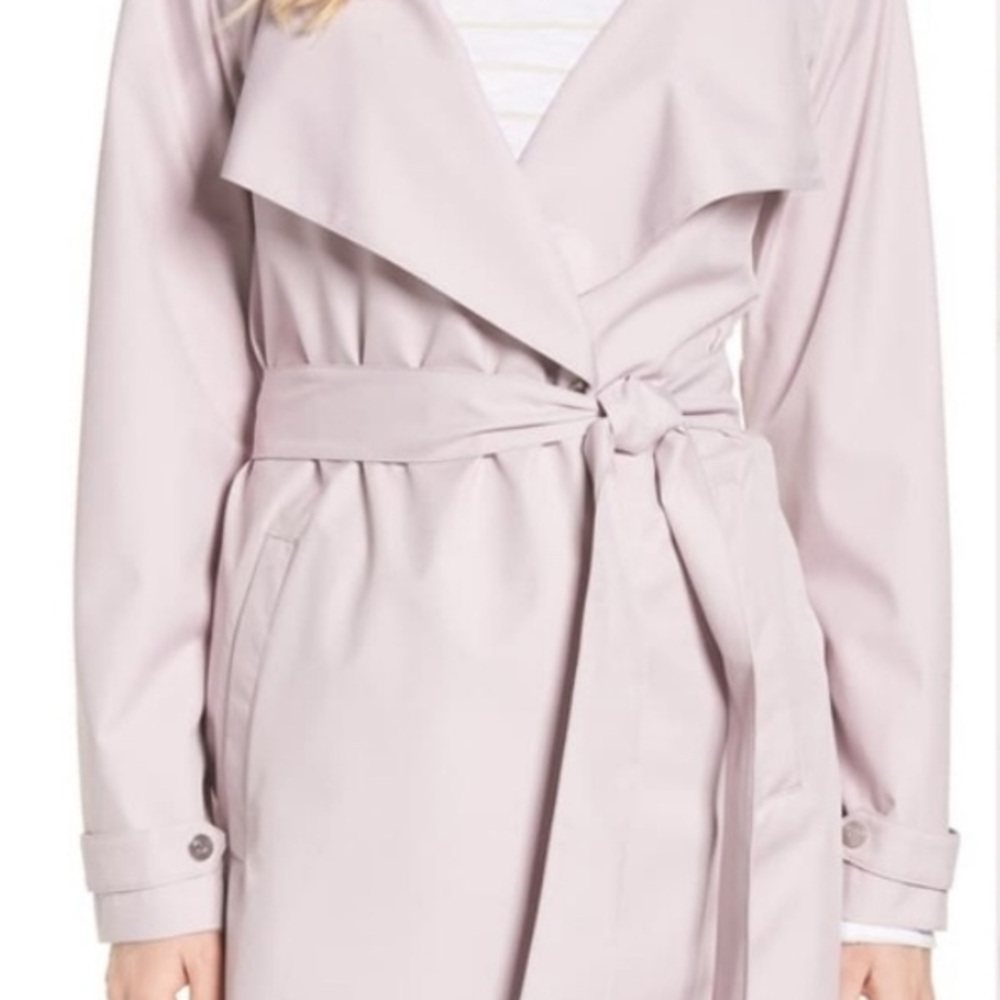 Bernardo Light Purple Trench Coat - Picture 2 of 6